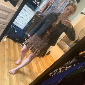 NWT Express ruffle dress, size M